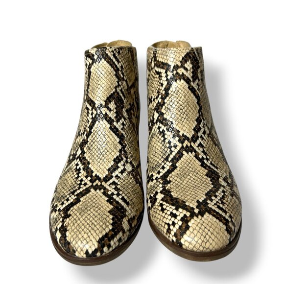 Michael Shannon Snake Skin Python Booties 8 - Like New - Picture 4 of 10